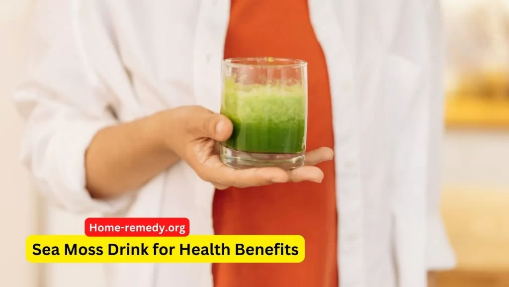 Sea Moss drink for health benefits